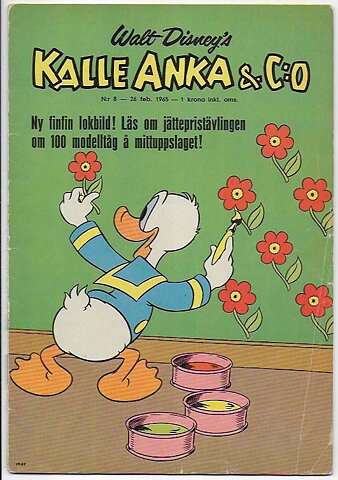 Kalle Anka & C:O 1965 Nr 8 VG-