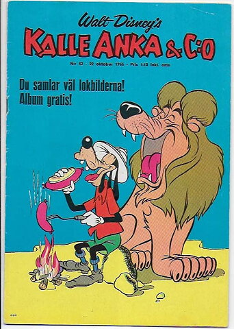 Kalle Anka & C:O 1965 Nr 42 FN