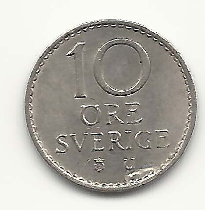10 öre 1968 grop under U 1+/01
