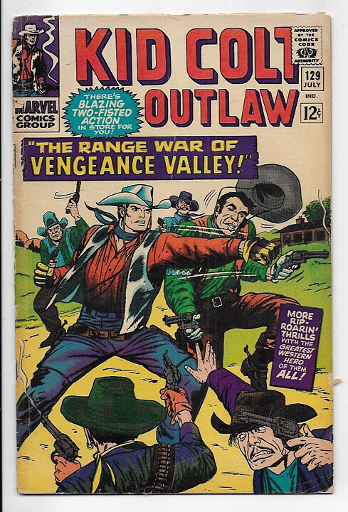 Kid Colt Outlaw # 129 VG