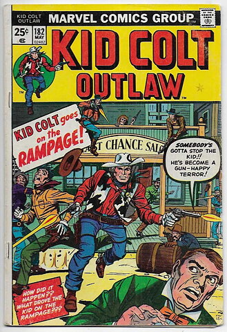 Kid Colt Outlaw # 182 VG