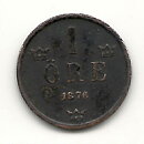 1 öre 1876 god 1?