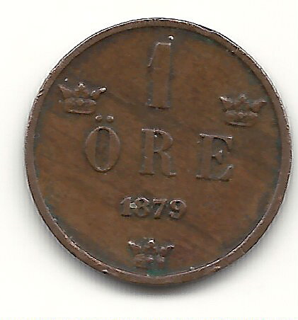1 öre 1879 lång text 1