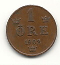 1 öre 1902 1+