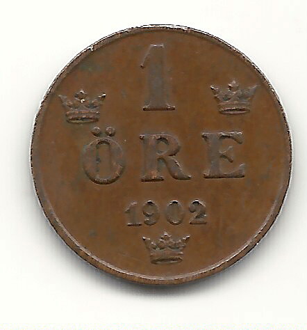 1 öre 1902 1+