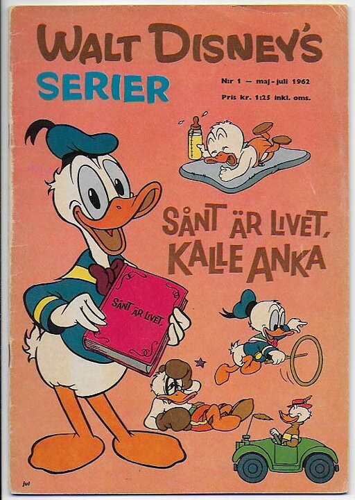 Walt Disney's Serier 1962 Nr 1 VG 1:a Nummer