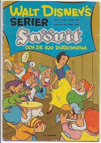 Walt Disney's Serier 1963 Nr 4 VG