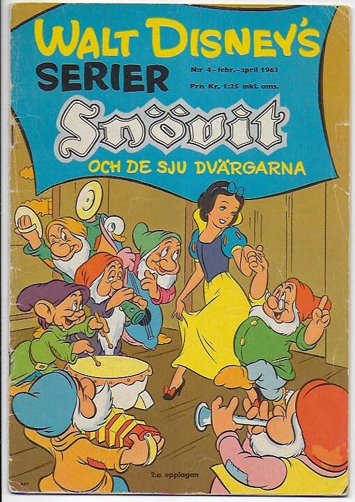 Walt Disney's Serier 1963 Nr 4 VG