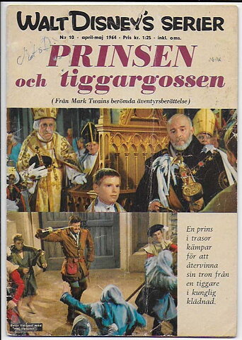 Walt Disney's Serier 1964 Nr 10 GD Namnteckning