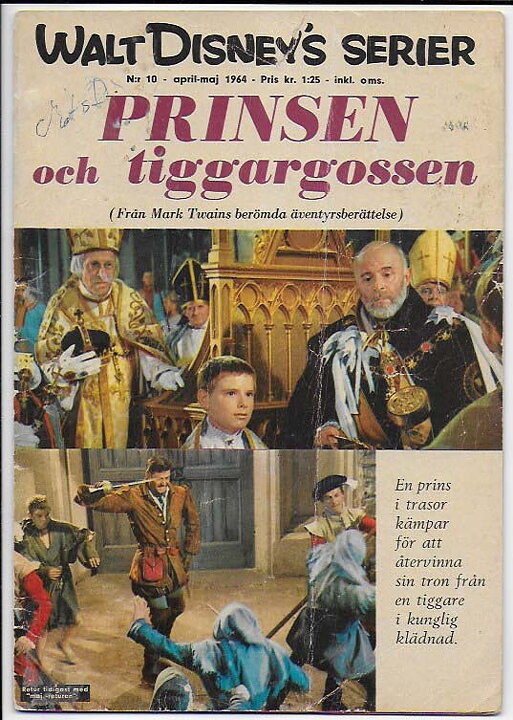 Walt Disney's Serier 1964 Nr 10 GD Namnteckning