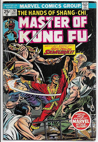 Master of Kung Fu # 20 FN/VF