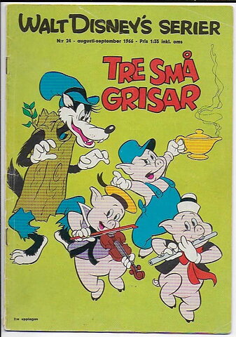 Walt Disney's Serier 1966 Nr 24 VG