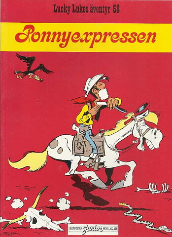 Lucky Lukes Äventyr Nr 58 VF 1:a Upplaga