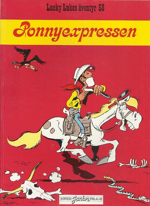 Lucky Lukes Äventyr Nr 58 VF 1:a Upplaga