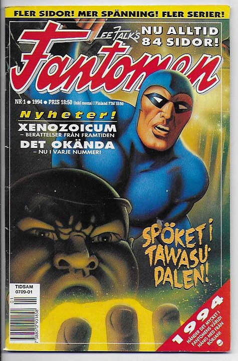 Fantomen 1994 Nr 1 VG+