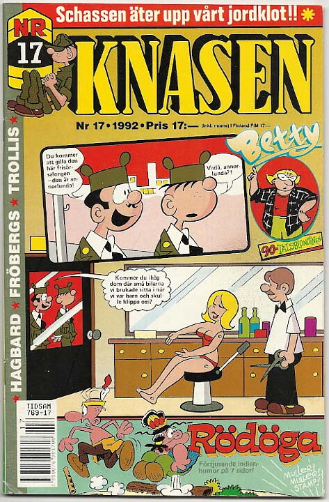Knasen 1992 Nr 17 VG+