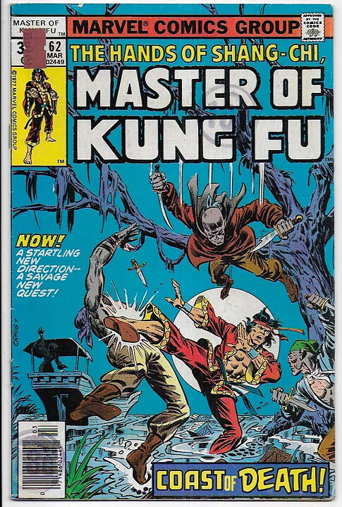 Master of Kung Fu # 62 VF Klisterlapp/Stämplar