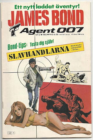 James Bond 1983 Nr 2 VG+ Ifylld Uppgift