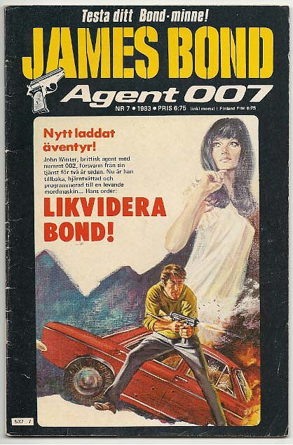 James Bond 1983 Nr 7 VG Ifylld Uppgift