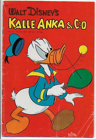 Kalle Anka & C:O 1957 Nr 15 GD+