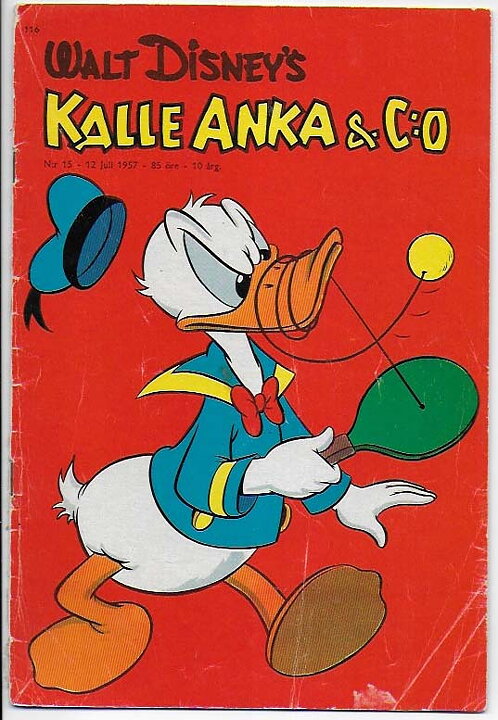 Kalle Anka & C:O 1957 Nr 15 GD+