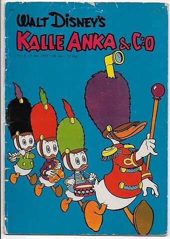Kalle Anka & C:O 1959 Nr 1 GD