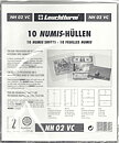 NUMIS 2VC - Klara blad med 2 vertikala fickor (10-pack)