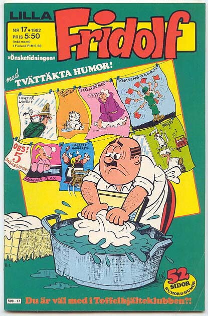 Lilla Fridolf 1982 Nr 17 VG/FN