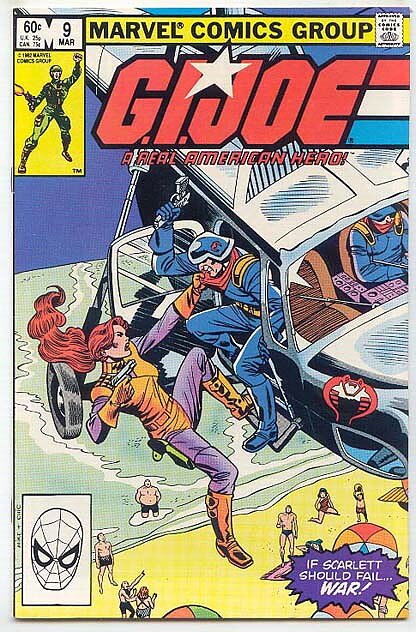G.I. Joe, A Real American Hero # 9 VF-NM