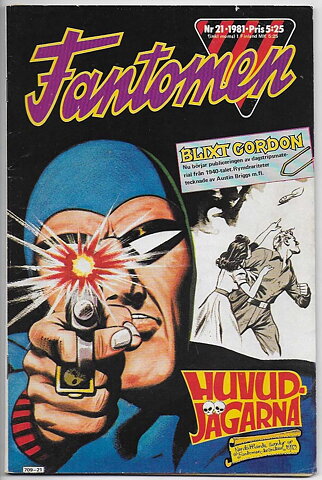 Fantomen 1981 Nr 21 VG/FN