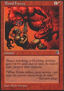 MTG Tempest - Blood Frenzy