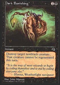 MTG Tempest - Dark Banishing