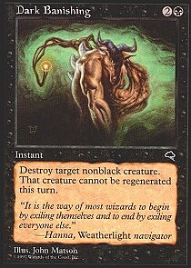 MTG Tempest - Dark Banishing