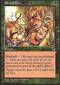 MTG Tempest - Elvish Fury