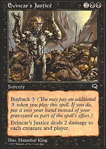 MTG Tempest - Evincar's Justice