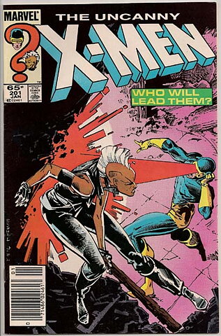Uncanny X-Men # 201 VF-NM 1st Cable (as Baby Nathan)