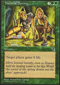 MTG Tempest - Natural Spring