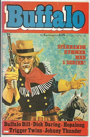 Buffalo Bill 1980 Nr 6 VG Lös Vid 1 Nit