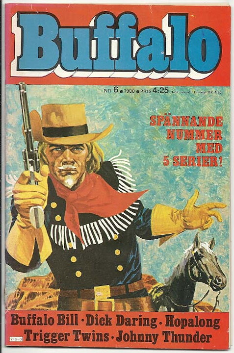 Buffalo Bill 1980 Nr 6 VG Lös Vid 1 Nit