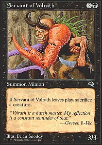 MTG Tempest - Servant of Volrath