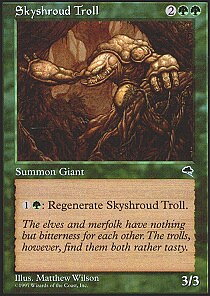 MTG Tempest - Skyshroud Troll