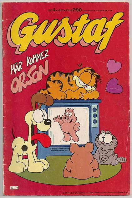 Gustaf 1987 Nr 4 VG-
