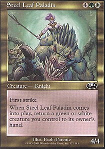 MTG Planeshift - Steel Leaf Paladin
