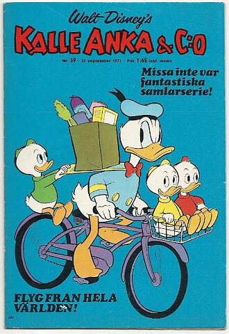 Kalle Anka & C:O 1971 Nr 39 FN/VF