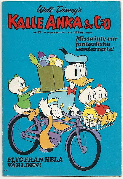 Kalle Anka & C:O 1971 Nr 39 FN/VF