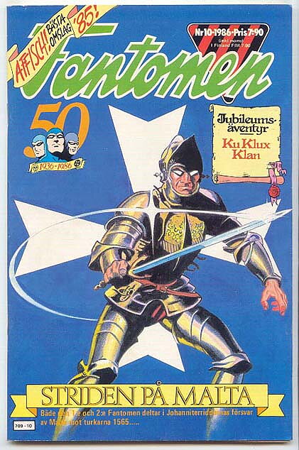 Fantomen 1986 Nr 10 VF med Affisch