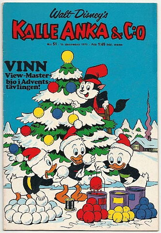 Kalle Anka & C:O 1971 Nr 51 FN/VF