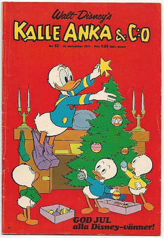 Kalle Anka & C:O 1971 Nr 52 VG+