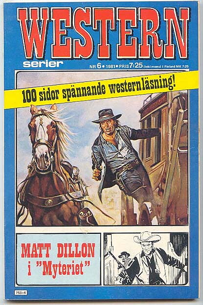 Westernserier 1981 Nr 6 FN+