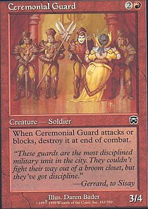 MTG Mercadian Masques - Ceremonial Guard